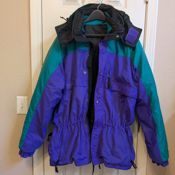 Vintage 90s Columbia Interchange Jacket Radial Sleeve Men's - Picture 3 of 14